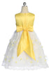 Elegant 3D Embroidery Flower Girl Dress – 2-14